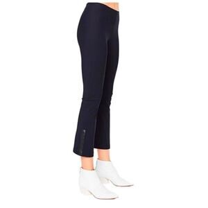 Elaine Kim Tech Stretch Cropped Flare Leggings in Mita Marine